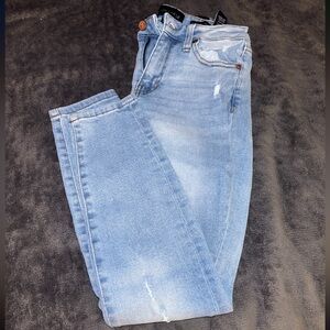 Kendall & Kylie Blue Straight Leg Jeans